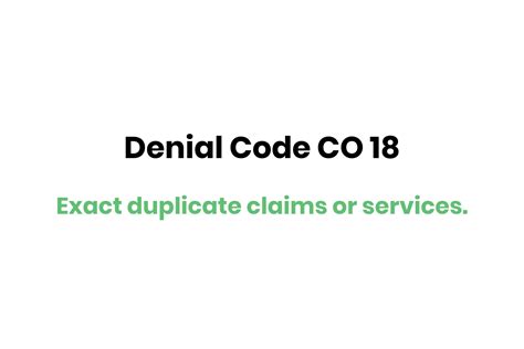 D18: Claim/Service has missing diagnosis information. . Denial code oa18